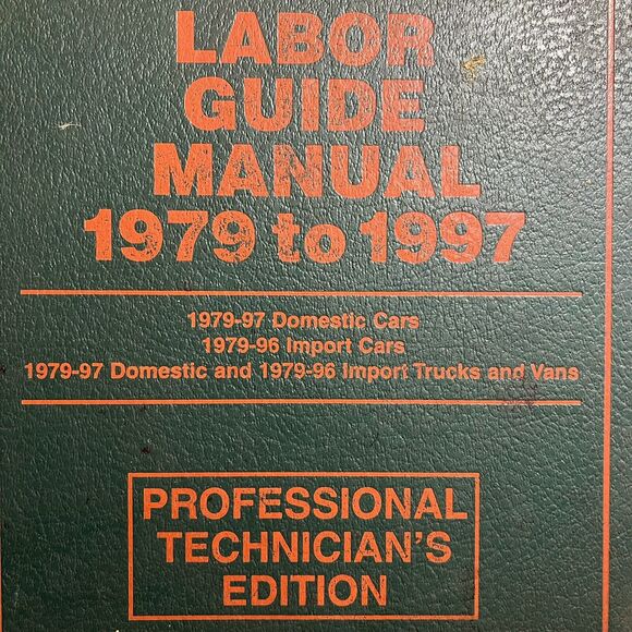 Vtg Chiltons Labor Guide Manual 1979 to 1997 Professional Technicians Edition - Picture 2 of 9